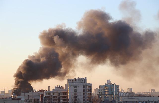 Chemical plant explosion endangers Ukrainians